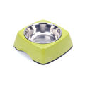 Dog Bowl Bamboo Fiber Steel Ceramic Pet Bowl